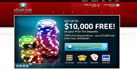 silver oak casino 100 free spins